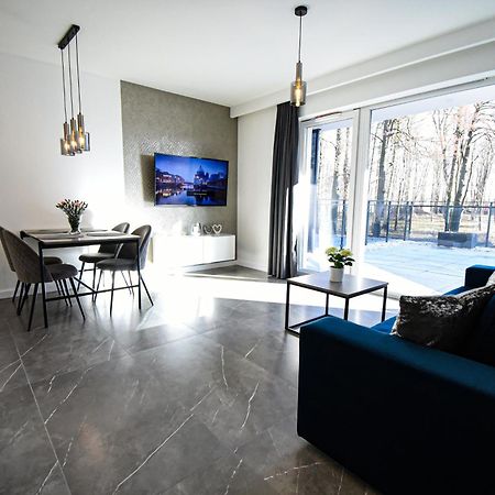 Apartament Villa Park Przy Plazy Z Widokiem Na Jezioro, Taras 50 M2 Ostróda Eksteriør billede