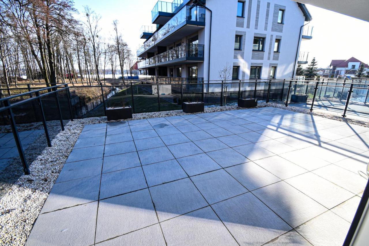Apartament Villa Park Przy Plazy Z Widokiem Na Jezioro, Taras 50 M2 Ostróda Eksteriør billede